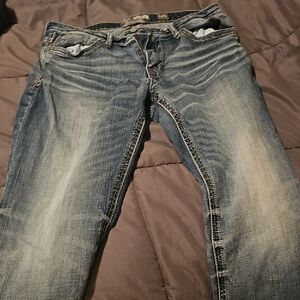 BKE Men's Bootcut Jeans - Blue